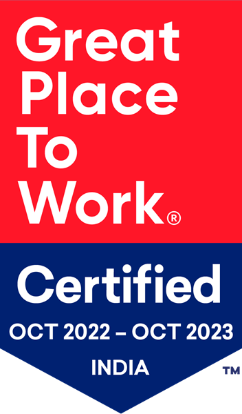 Great Place to Work Certified India Badge