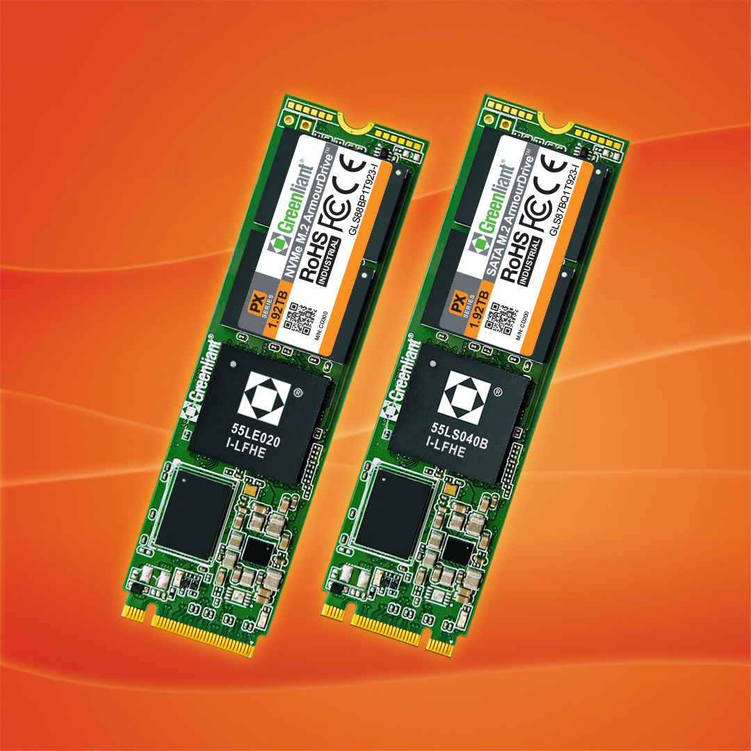Industrial Temperature 2TB M.2 NVMe and SATA ArmourDrive™ SSDs