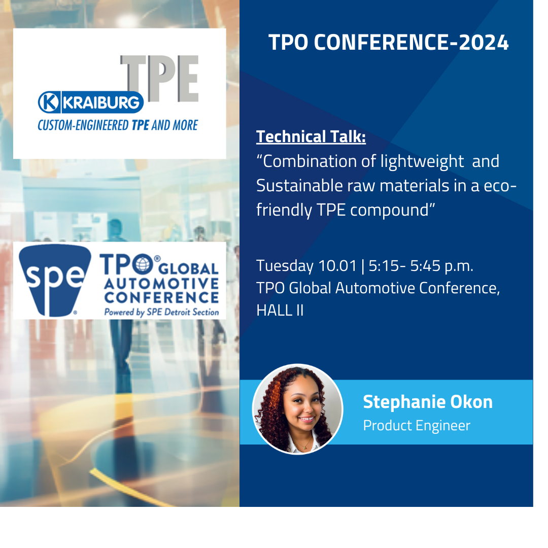 Technical Talk on Sustainable Lightweight Materials at the TPO Conference 2024 by KRAIBURG TPE