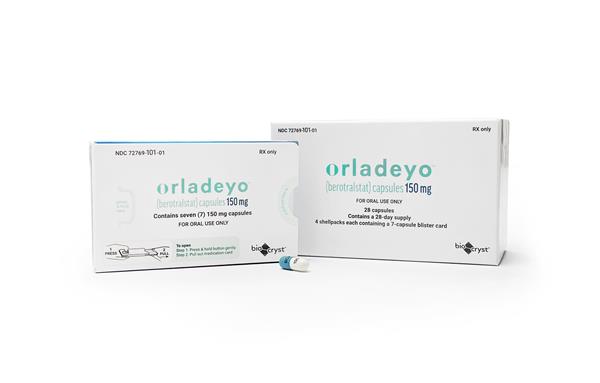 BioCryst Announces U.S. Availability of ORLADEYO™ (berotralstat) for the Treatment of Hereditary Angioedema