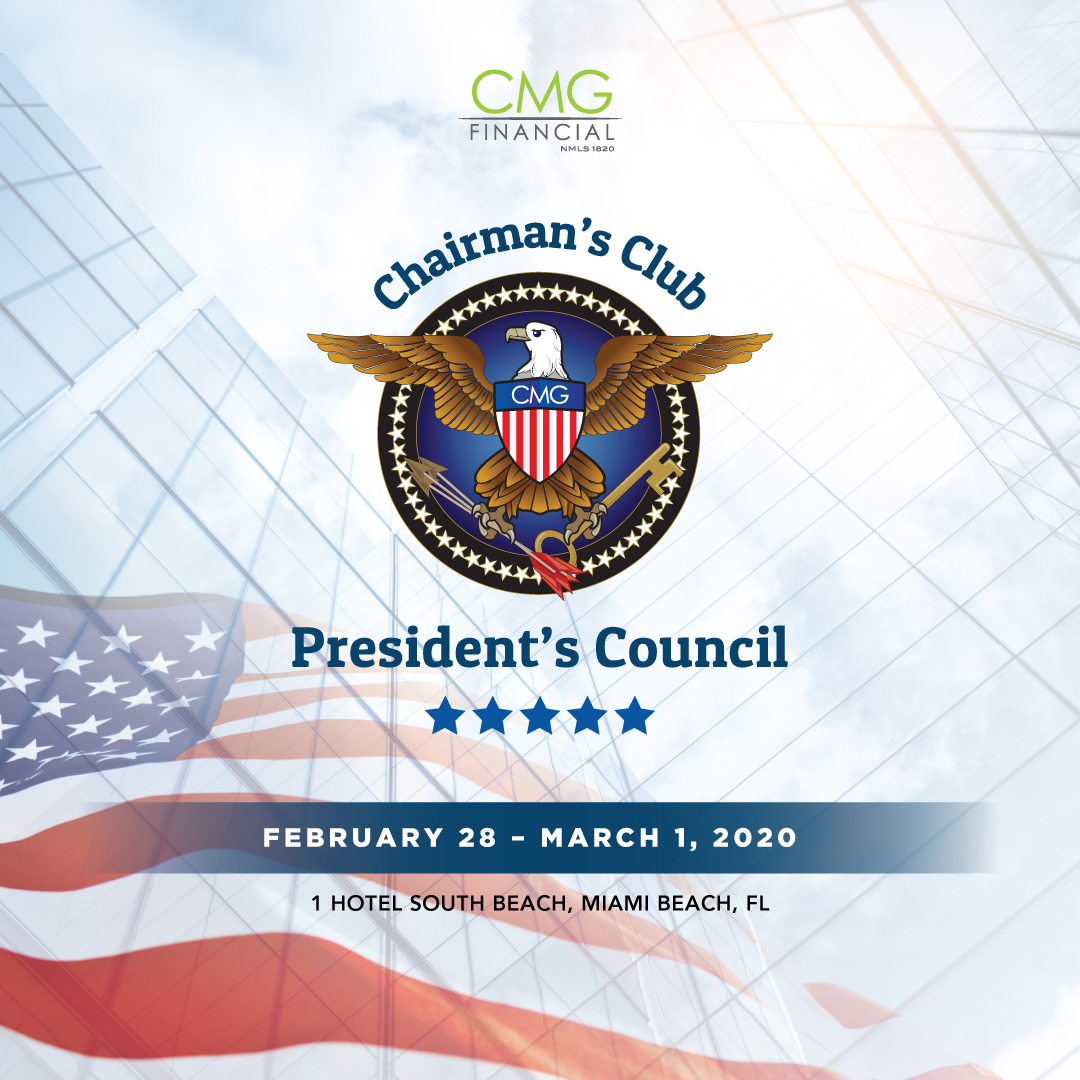 CMG Financial 2019 Chairman's Club and President's Council 