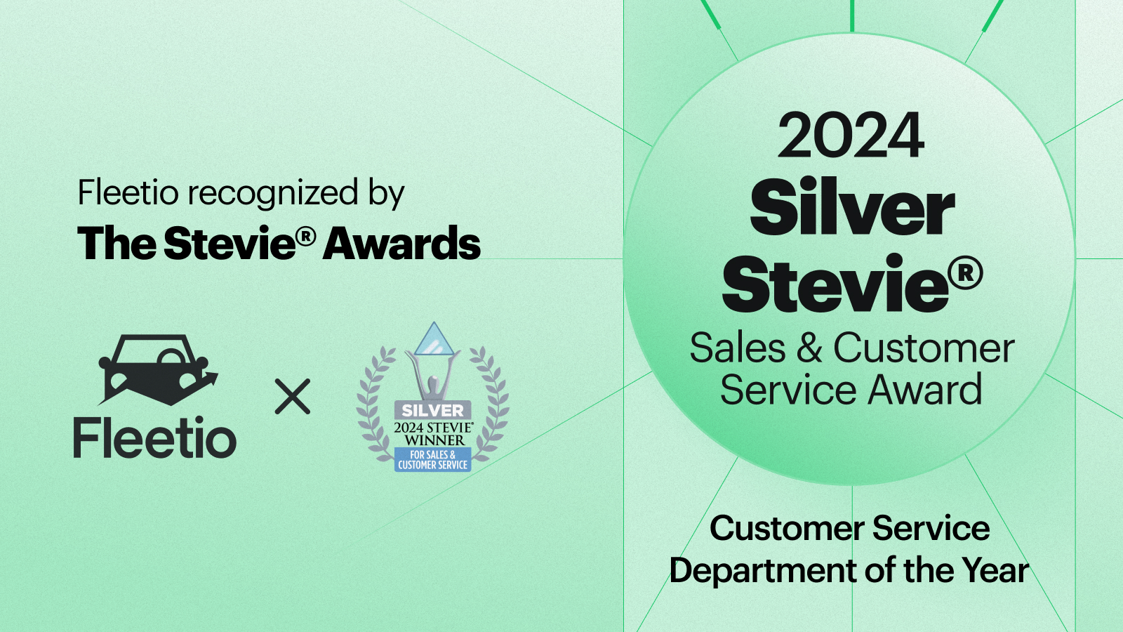 Fleetio Wins Third Consecutive Sales & Customer Service Stevie Award