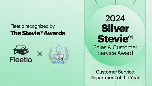 Fleetio Wins Third Consecutive Sales & Customer Service Stevie Award