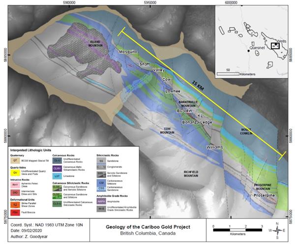 Cariboo Geology Map