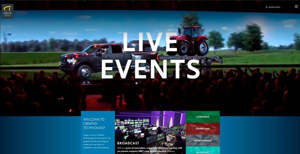CT's new website offers users a rich experience and look inside the live event technology leader's global solutions.