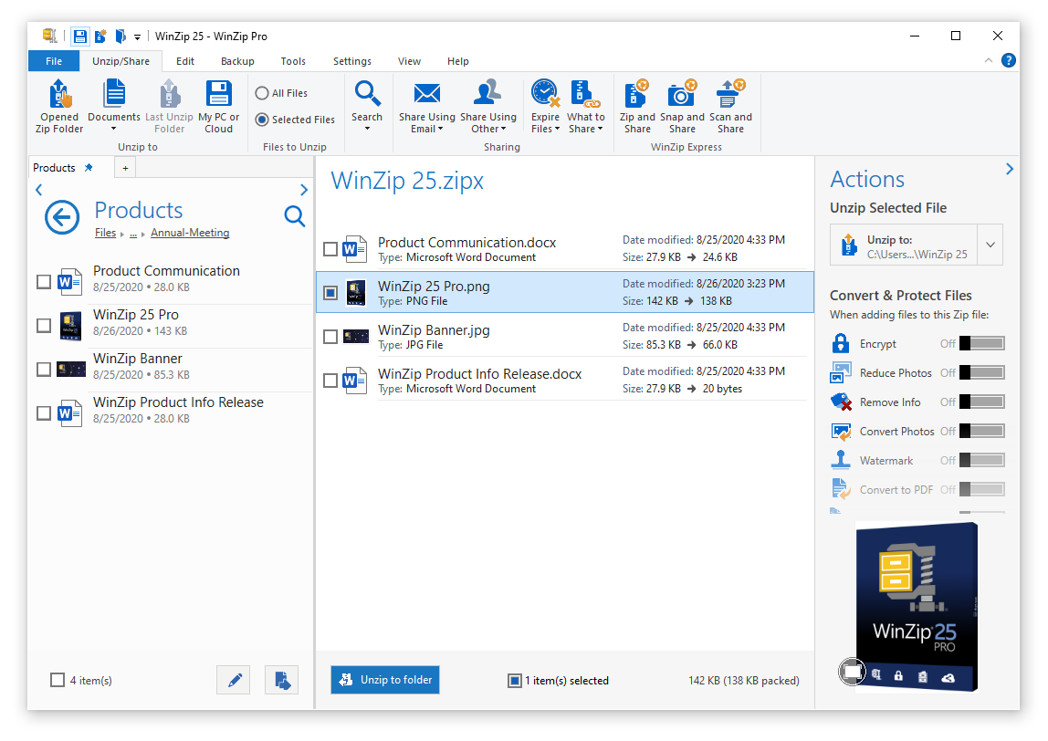 Winzip が Microsoft Teams と連携 ファイル圧縮とpdf 機能を強化