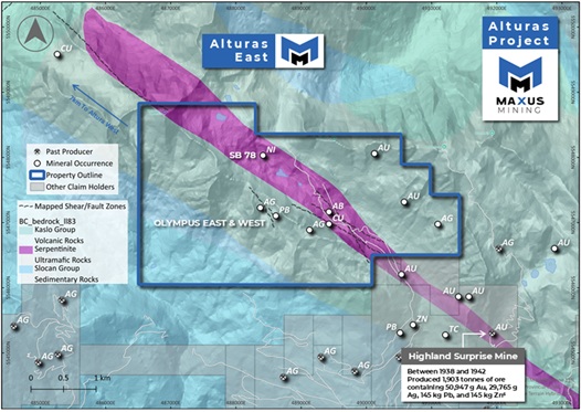 Maxus Mining Alturas East Block
