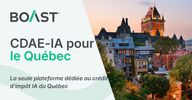 Boast lance la première solution technologique dédiée au nouveau crédit CDAE-IA du Québec
