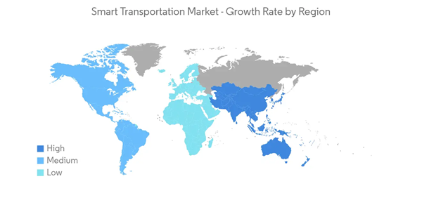 Smart Transportation Market Smart Transportation Market Growth Rate By Region
