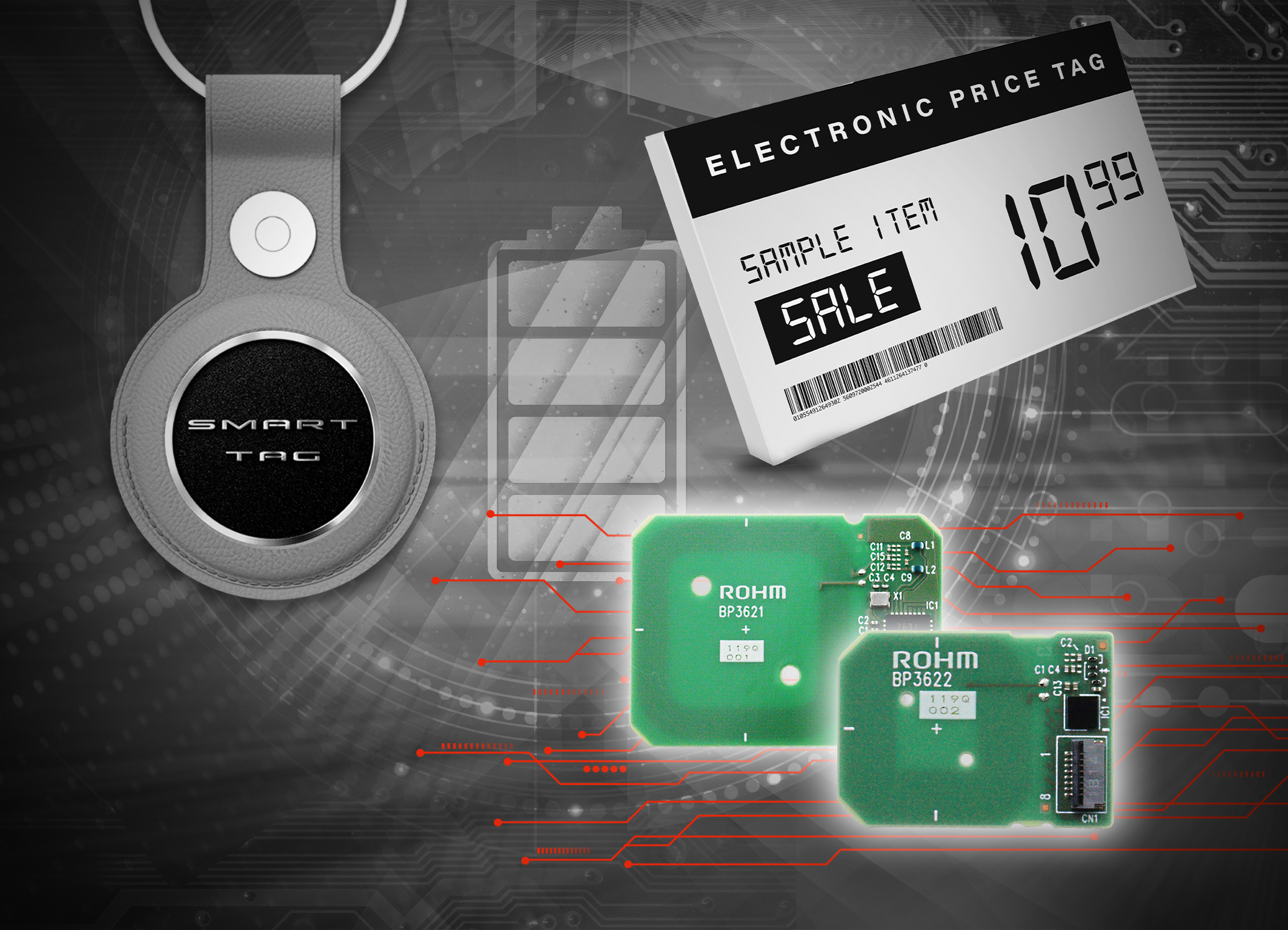 ROHM's new wireless charger modules with an integrated antenna board