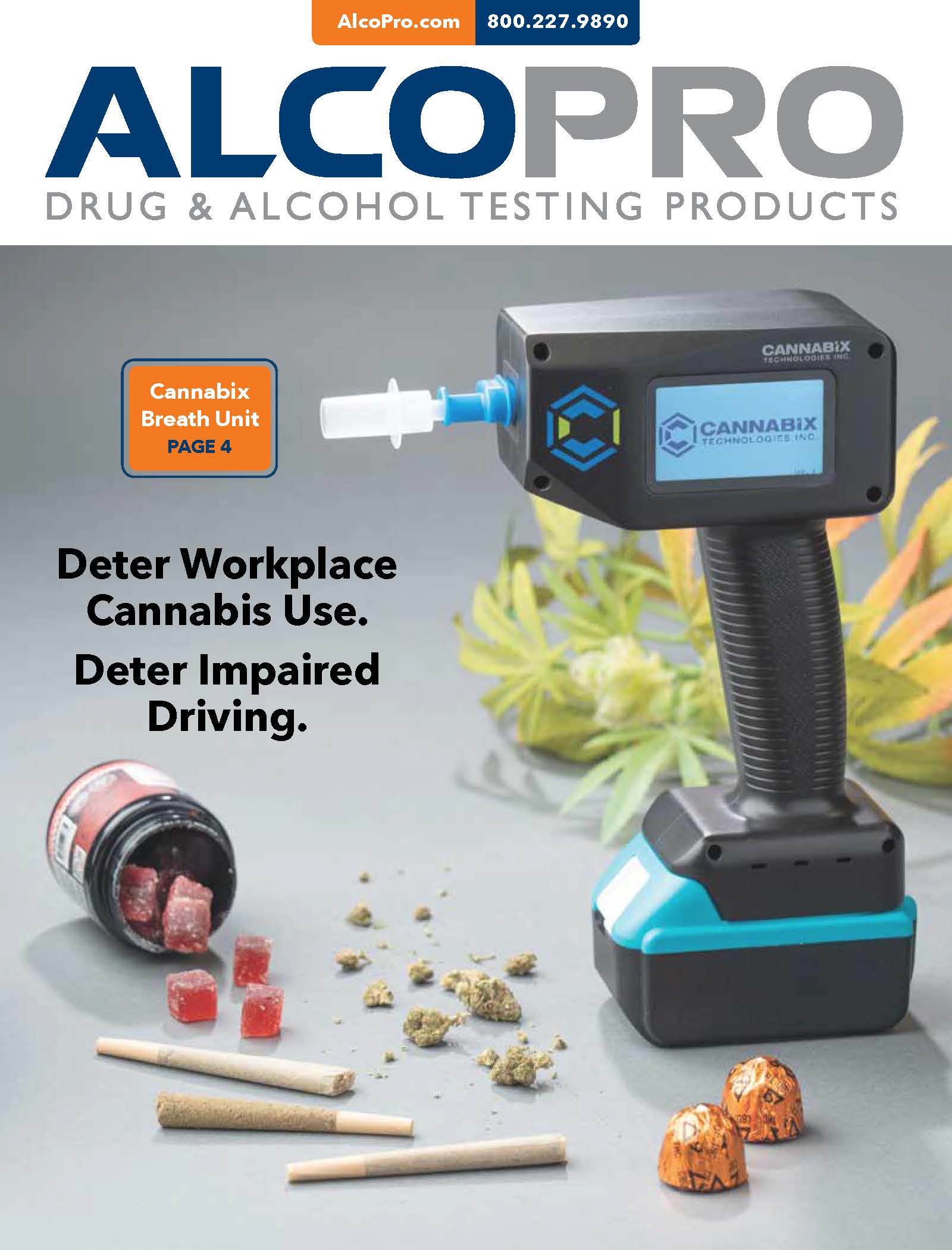 Cannabix Marijuana Breath Test Featured on the Cover of AlcoPro’s 2026 Product Catalog