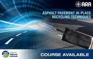 ARA Hosts Asphalt Pavement In-Place Recycling Techniques Course