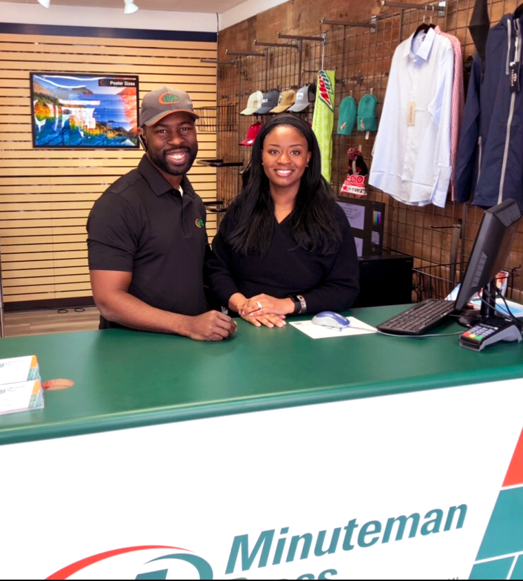 Martin and Tamika Neal - Minuteman Press Libertyville IL