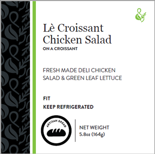 Packaging Label of Recalled Items