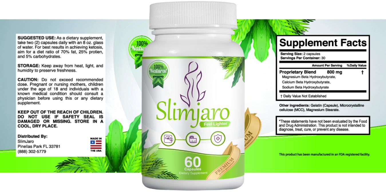 slimjaro supplement facts