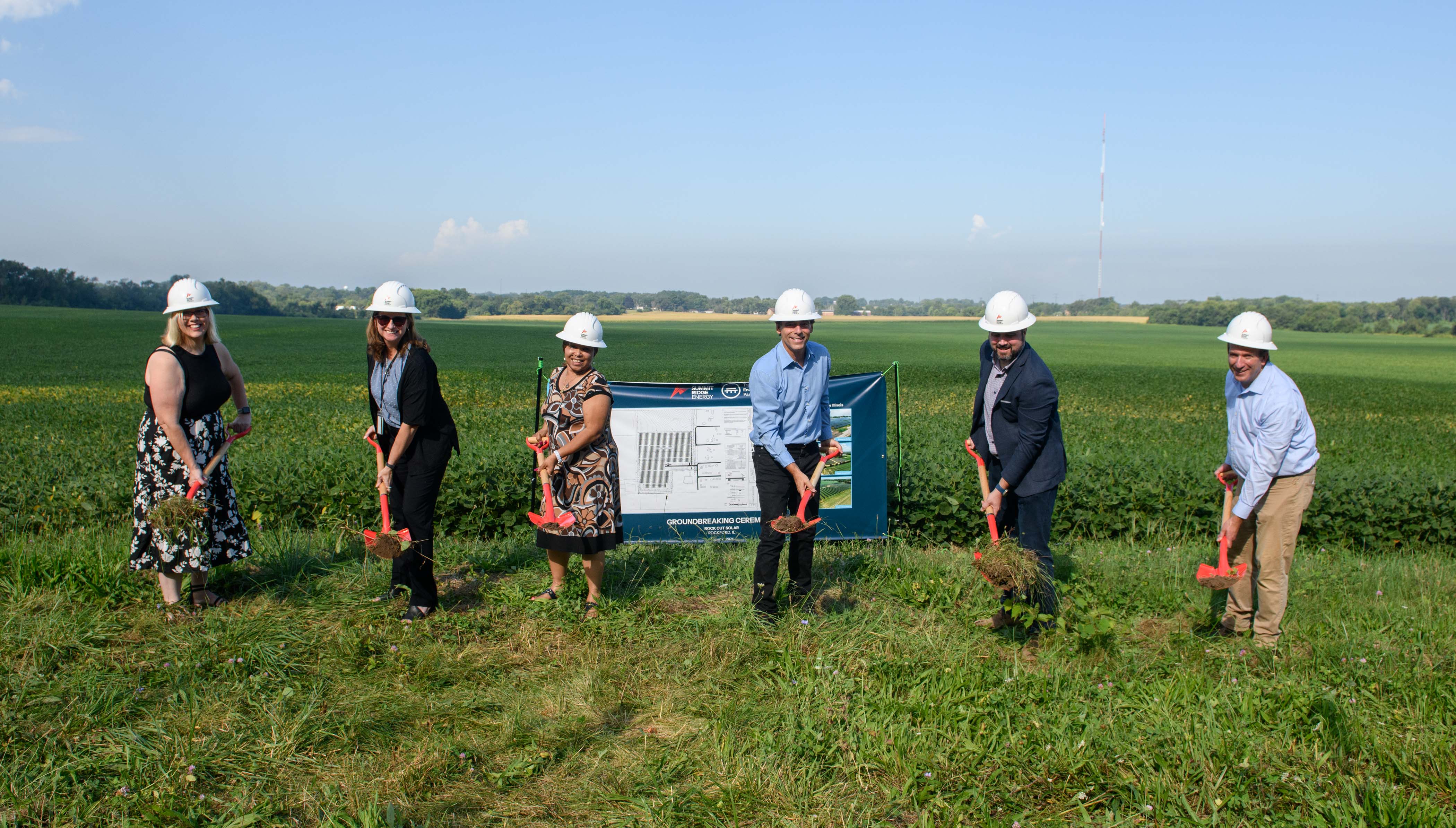 Groundbreaking at Rock Cut Solar Project in Rockford, Illinois