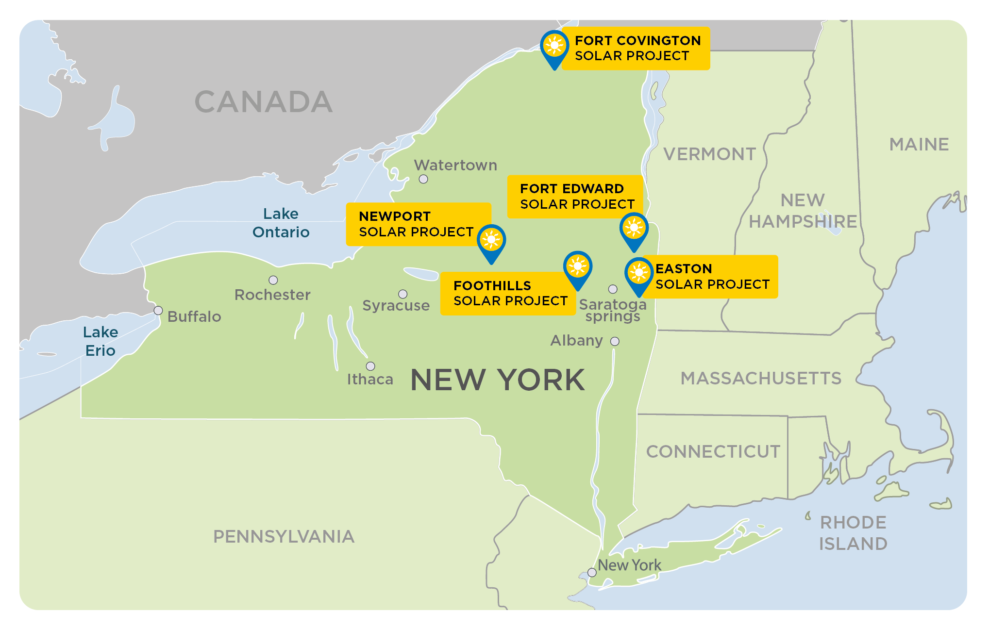 Five Boralex Solar Farms Totaling 540 MW of Electric Generation and 77 MW of Storage Selected Under a Request for Proposals in New York State