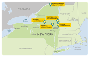 Five Boralex Solar Farms Totaling 540 MW of Electric Generation and 77 MW of Storage Selected Under a Request for Proposals in New York State
