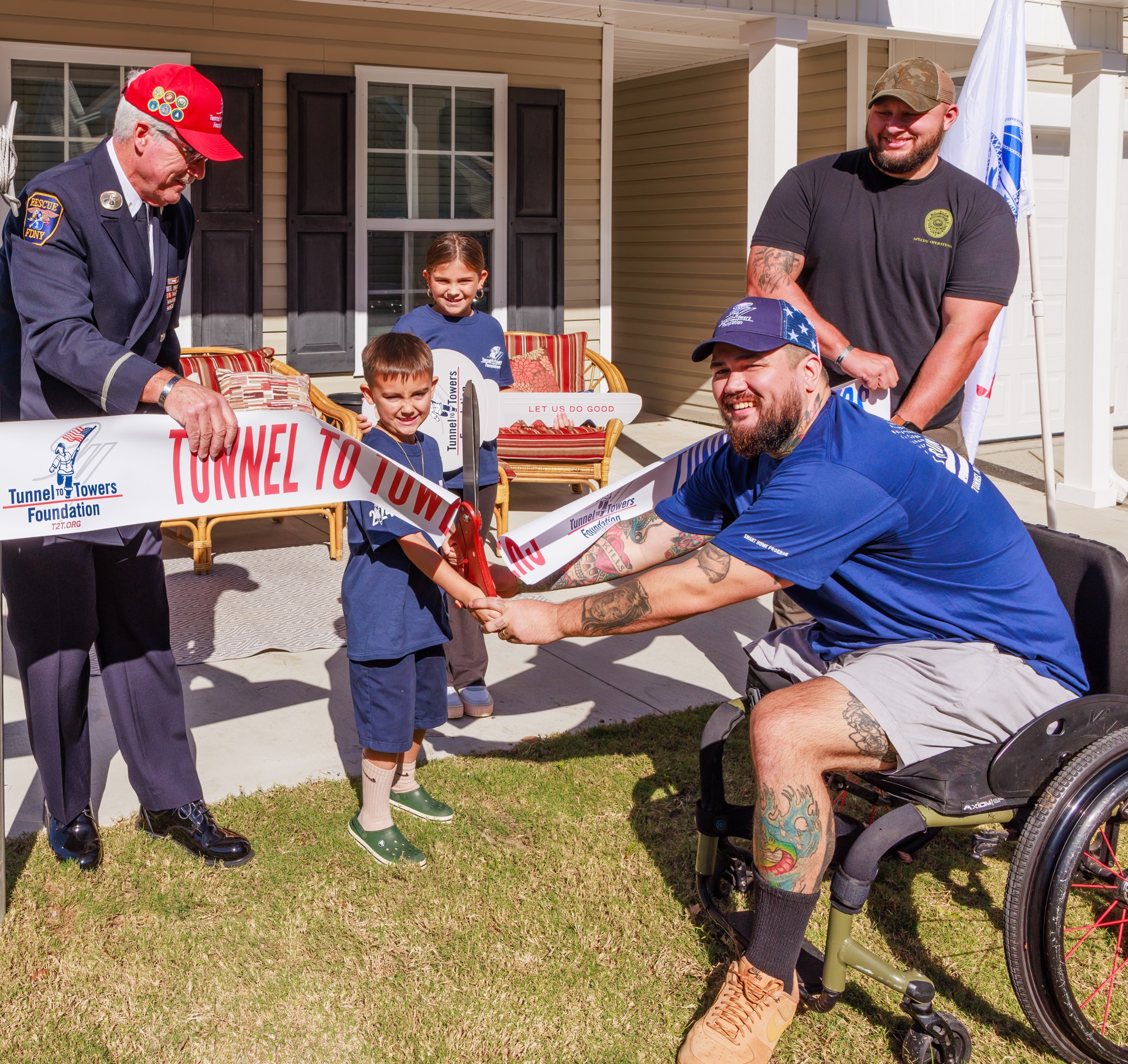 Tunnel to Towers Foundation Unveils Renovations for Injured Army Specialist Andy Kingsley