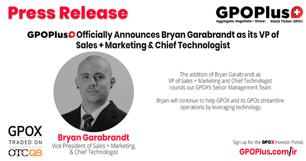 Bryan Garabrandt - Vice President of Sales and Marketing and Chief Technologist