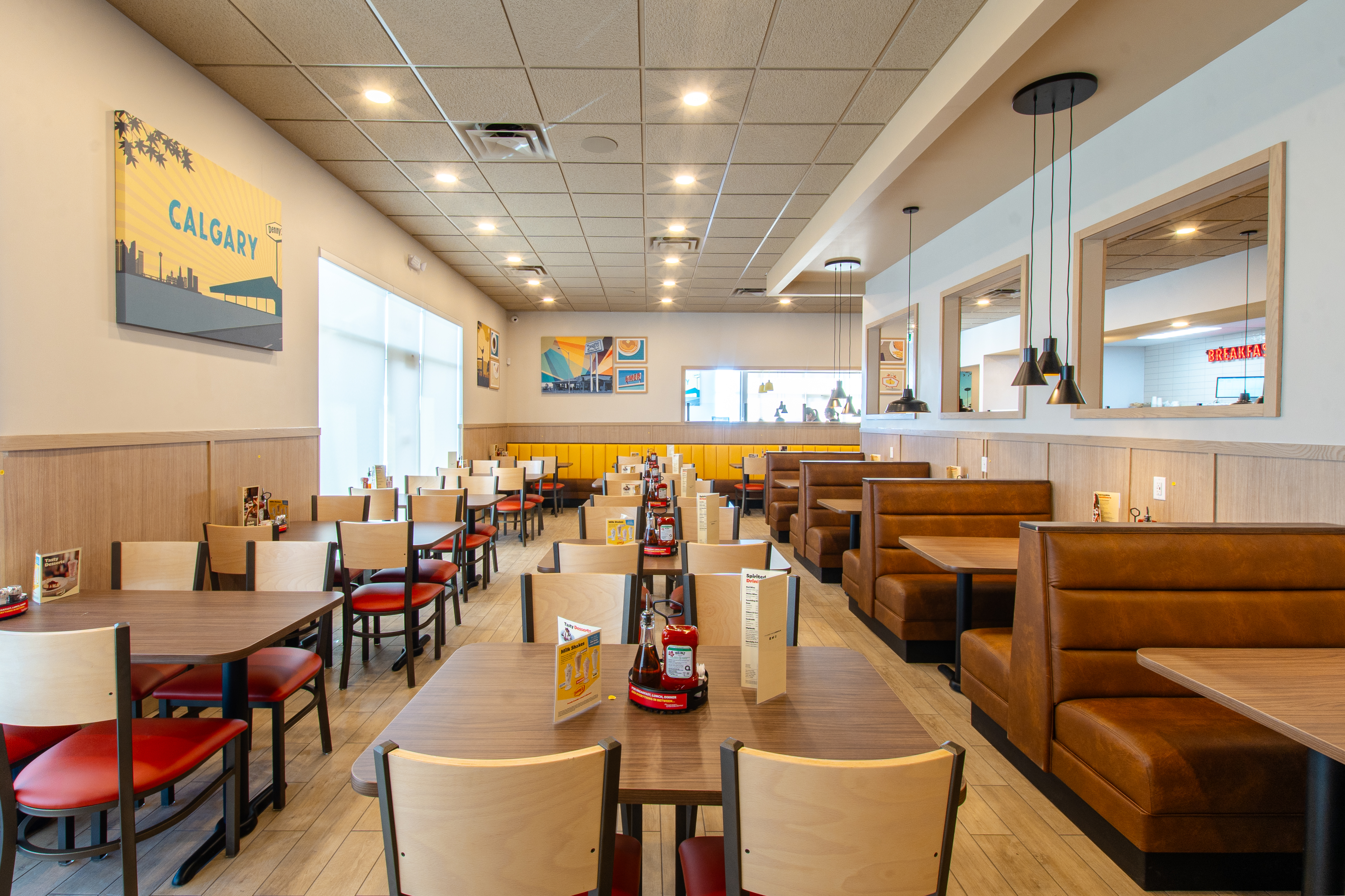 Denny's Cornerstone Interior Seating