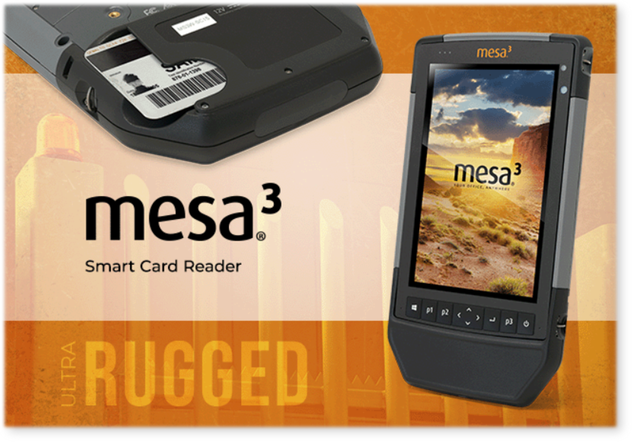 Juniper Systems Ltd kündigt seinen neuen Mesa 3 Smart Card Reader mit zweistufiger Authentifizierung für raue Branchen an. 25. Februar 2021