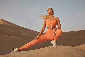 Fabletics x Khloe - Principal Low Impact Bra and Motion 365 High-Waisted Bungee Legging