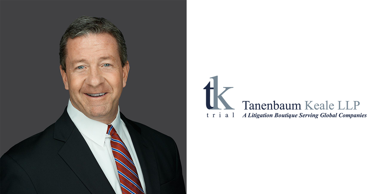 Phil McGovern, new partner at Tanenbaum Keale LLP