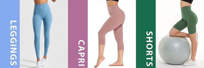 CAMPSNAIL 4 Pack Capri Leggings For Women
