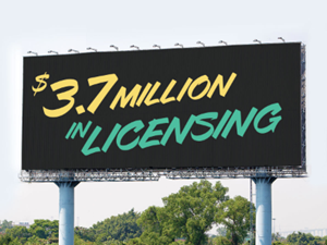 Yield's thriving licensing and white label business includes $3.7 million in signed agreements in the past 14 months