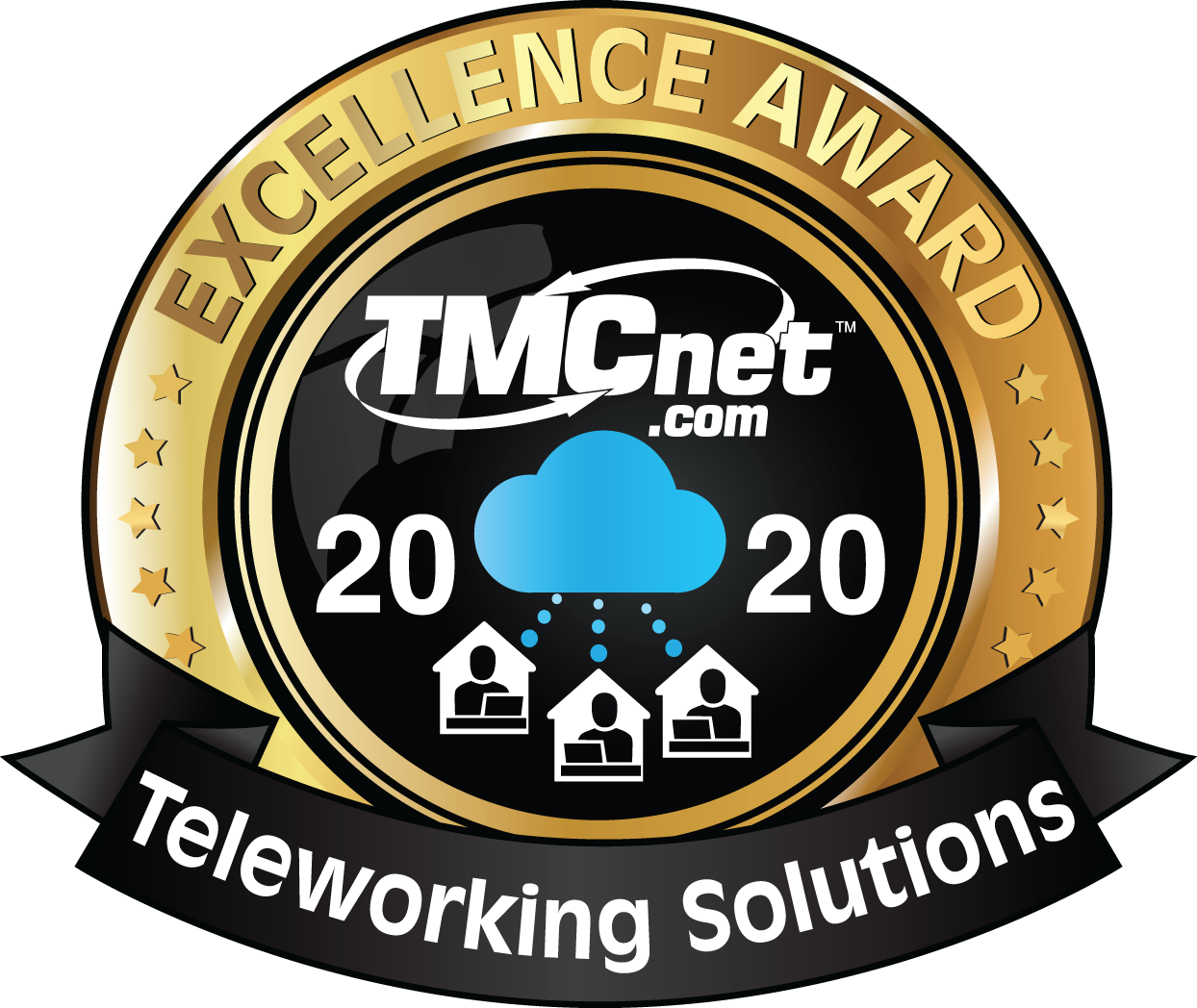 2020 TMC Teleworking Solutions Excellence Award Logo