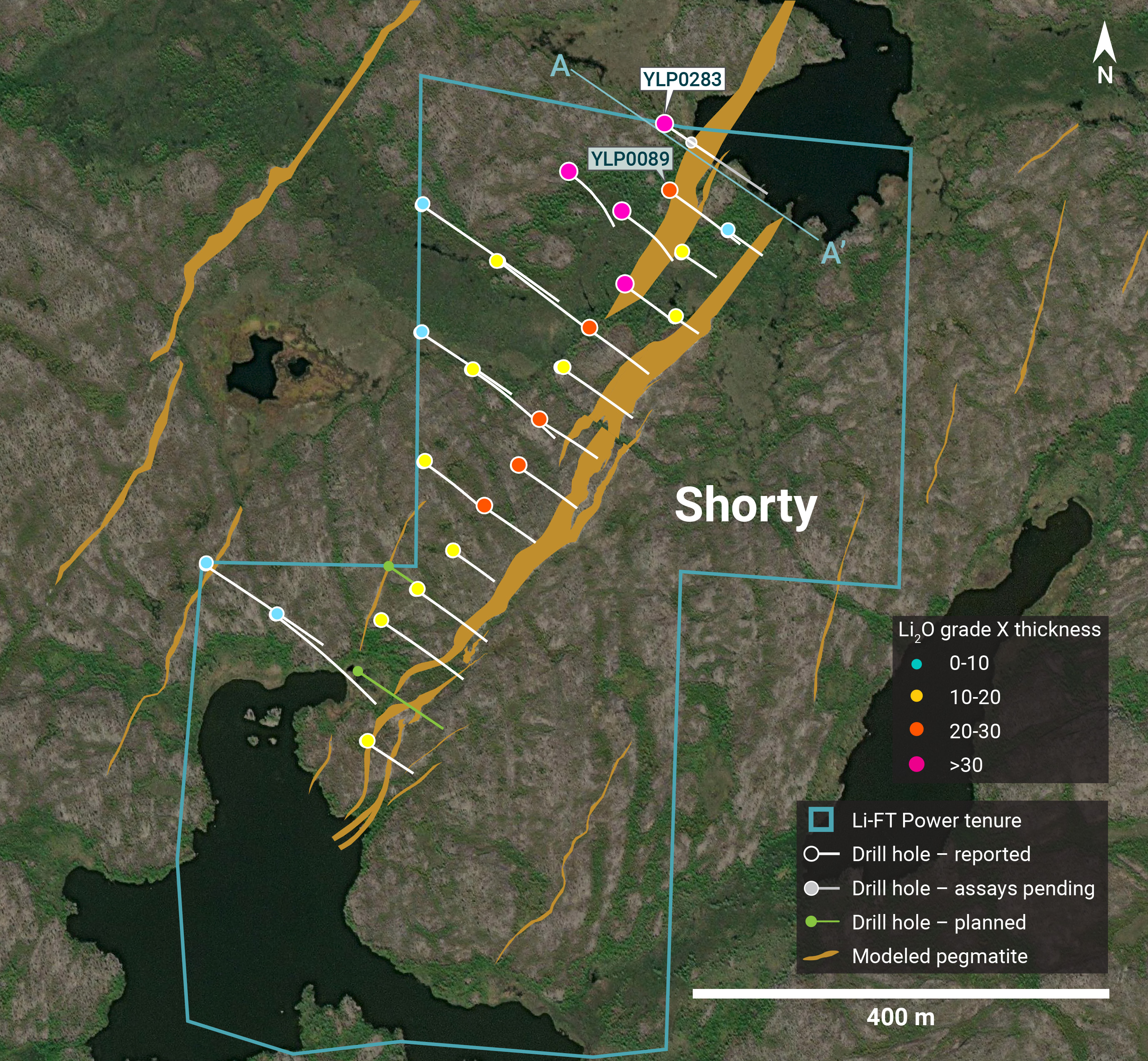 Individual Drill plans YK pegmatites NR 32 new shorty