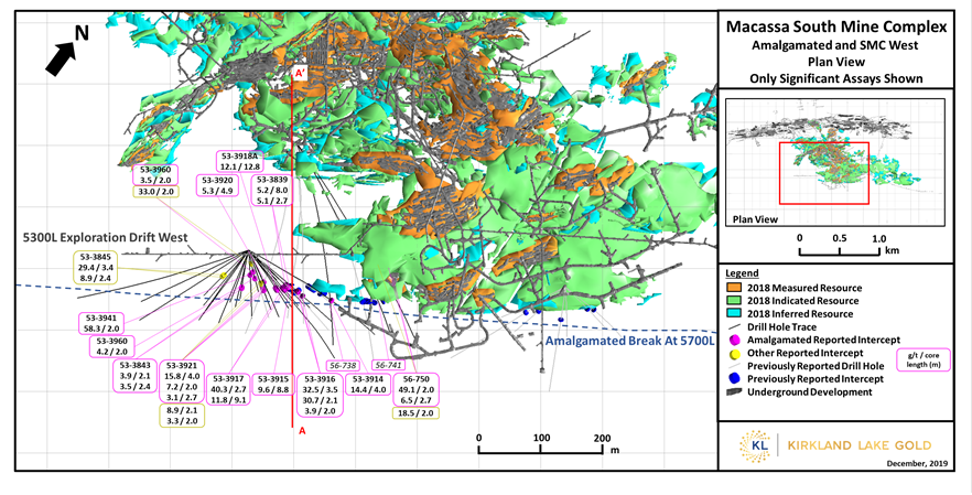 Figure 1. Plan View – Amalgamated Break