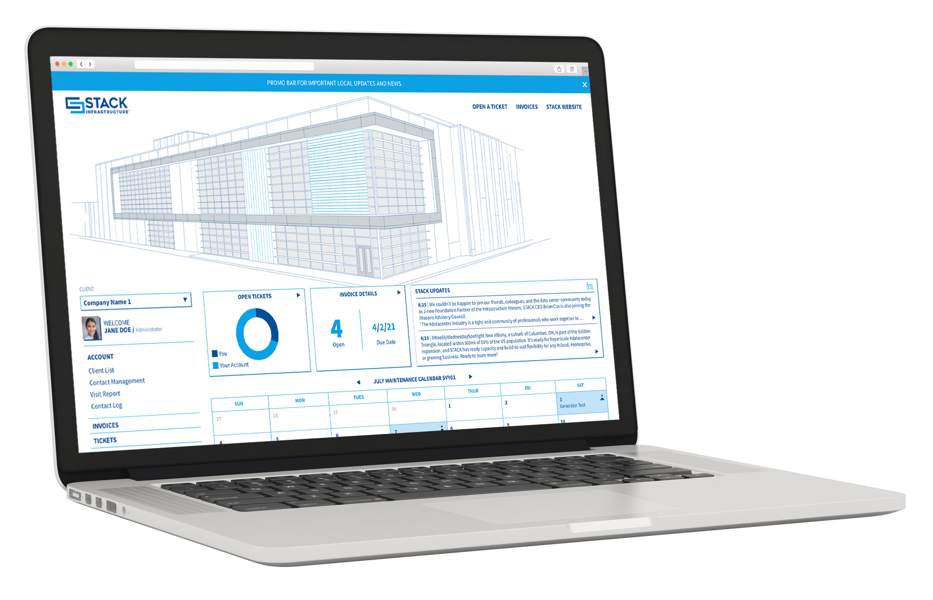 STACK Client Portal