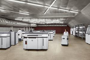 HP Jet Fusion 5200 3D printing solution factory