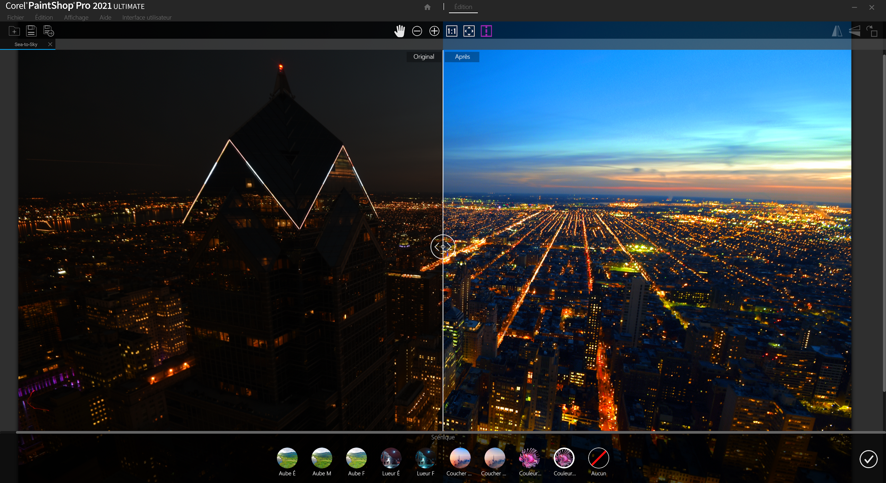 L’espace de travail Sea-to-Sky