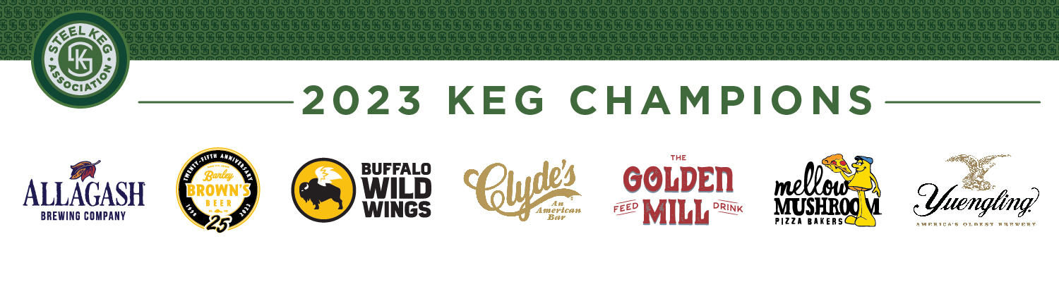 Seven inaugural Keg Champions are celebrated today by the Steel Keg Association!