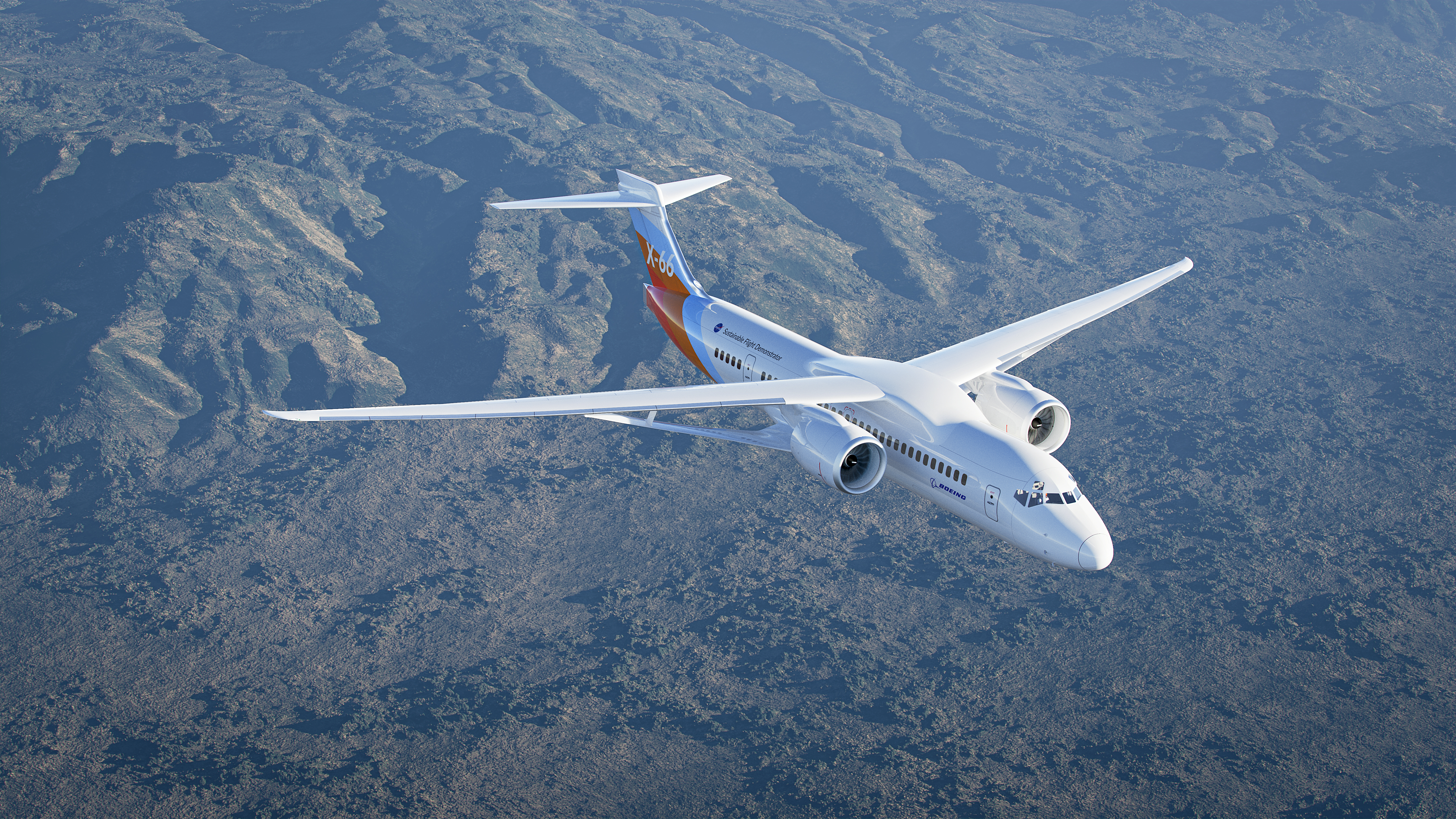 Sustainable Flight Demonstrator X-66A Aircraft