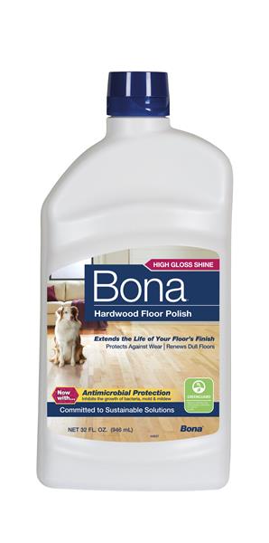 Bona announces an evolution to its Bona® Hardwood Floor Polish and Bona® Hard-Surface Floor Polish. The formula now incorporates an antimicrobial additive to inhibit the growth of bacteria, mold, and mildew.
Additionally, the polish extends the life of a floor by providing a protective layer that renews floors by filling in micro-scratches and scuffs, shielding against future wear and traffic, and adding a durable shine. 

