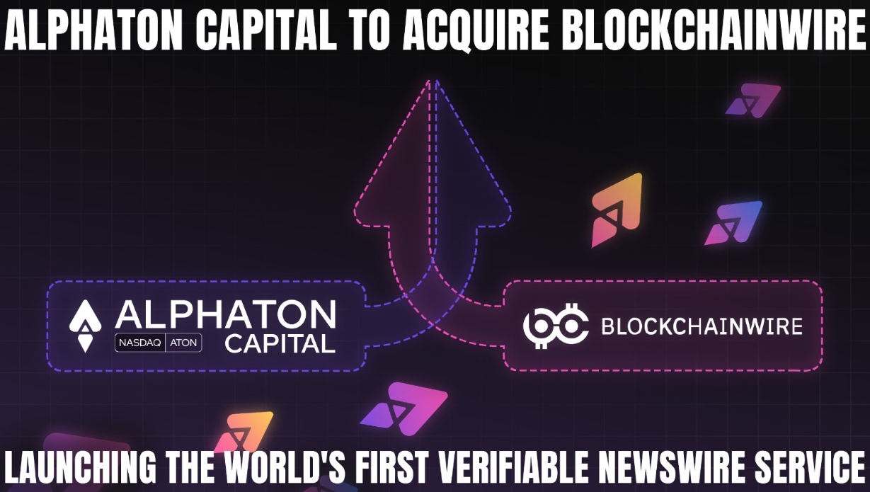 AlphaTON Capital to Acquire Premier Crypto Newswire Blockchain Wire, Cementing Dominance in Digital Asset Communications via the Telegram Ecosystem