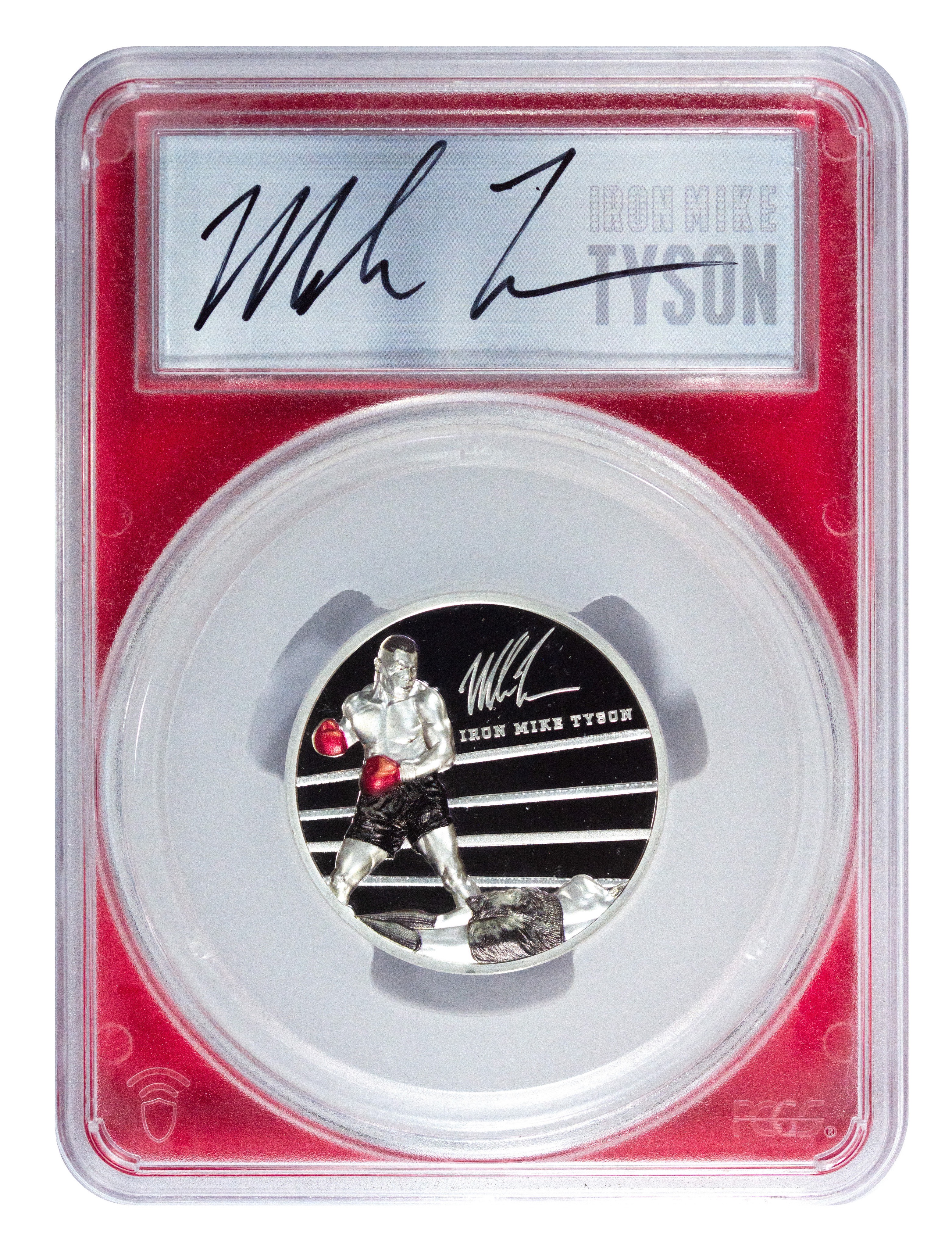 Mike Tyson 2 oz coin front