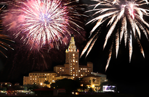 Fireworks Celebration at the Biltmore Hotel