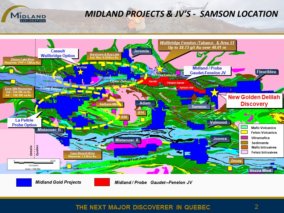 Figure 2 Samson project location