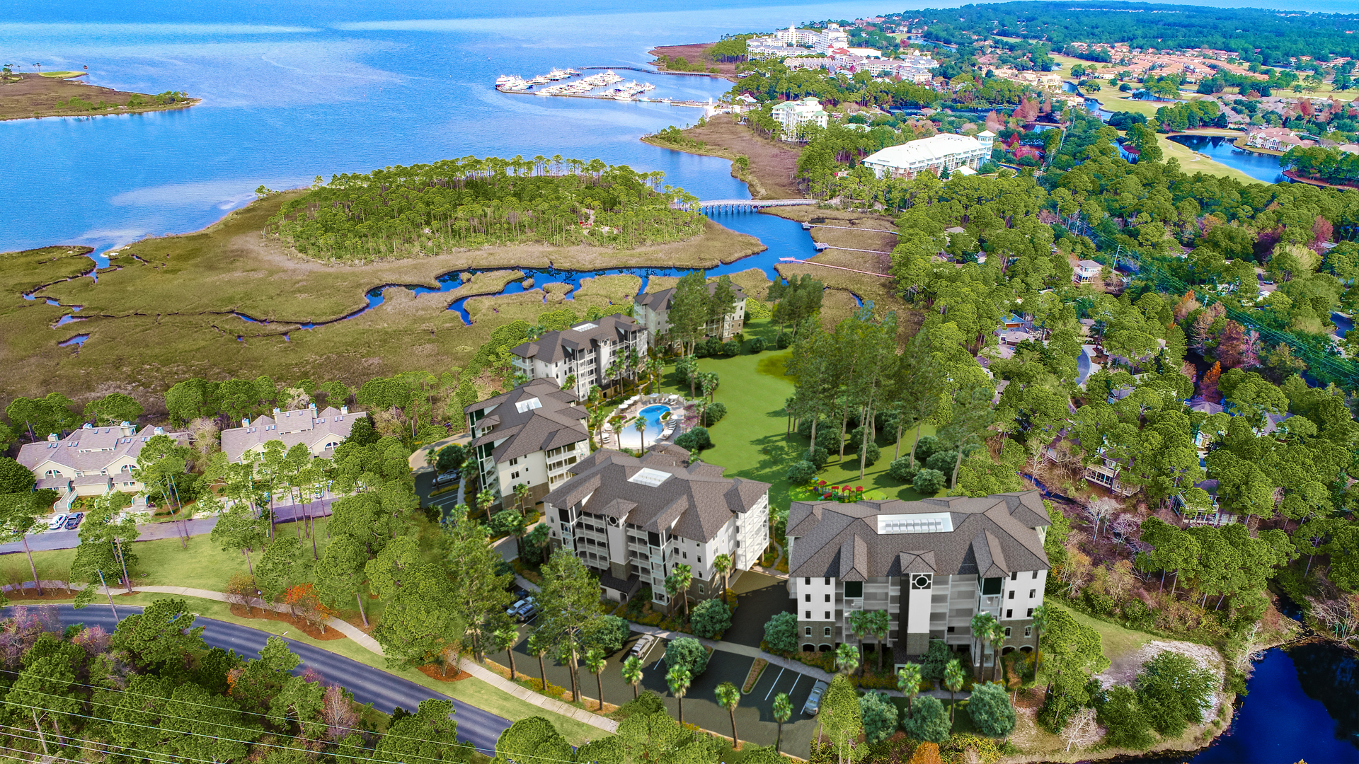 Sandestin Golf and Beach Resort is taking reservations now for the much anticipated, Osprey Pointe. The first new accommodations inside the gates of Sandestin in more than 12 years will welcome guests beginning March 2020. The 77-unit condominium complex offers luxurious 2, 3 and 4-bedroom vacation rental properties with captivating views of Choctawhatchee Bay, nature preserves and views of the exclusive Osprey Pointe Pool.