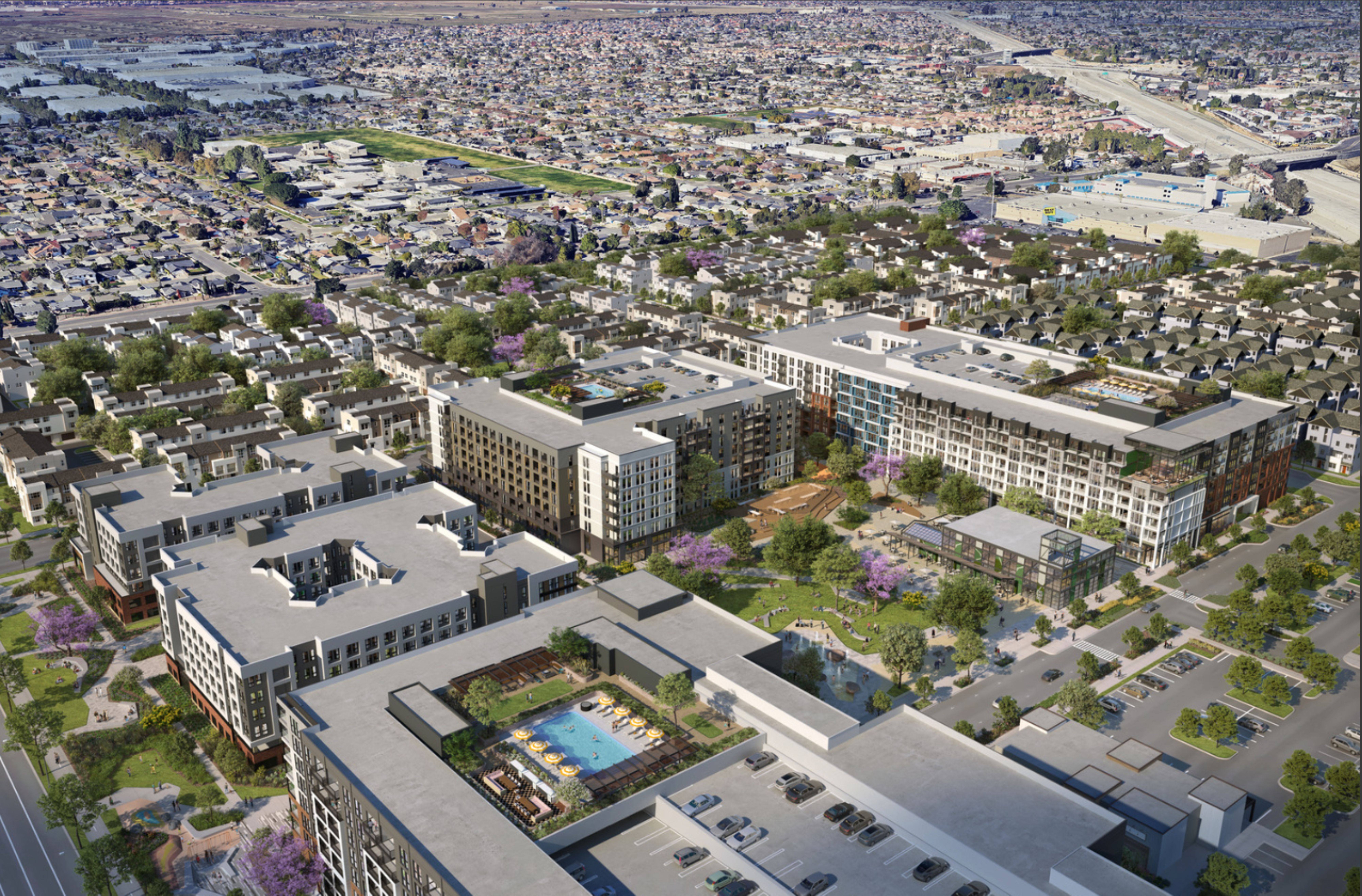 Bolsa Pacific won the grand award for Best Community Land Plan and merit awards for Best On-the Boards Community and Best On-the-Boards Mixed Use Project.