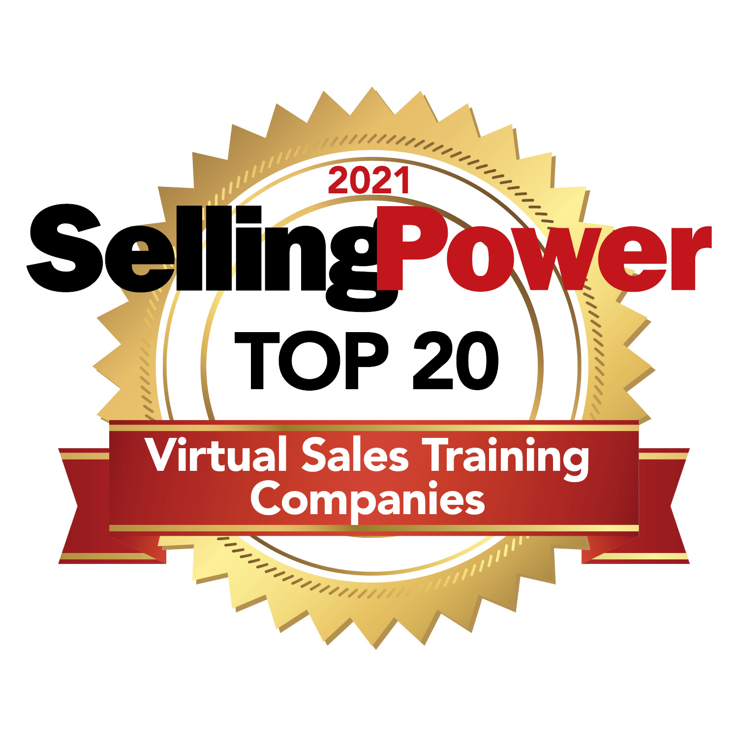 2021 Top 20 Virtual Sales Training logo