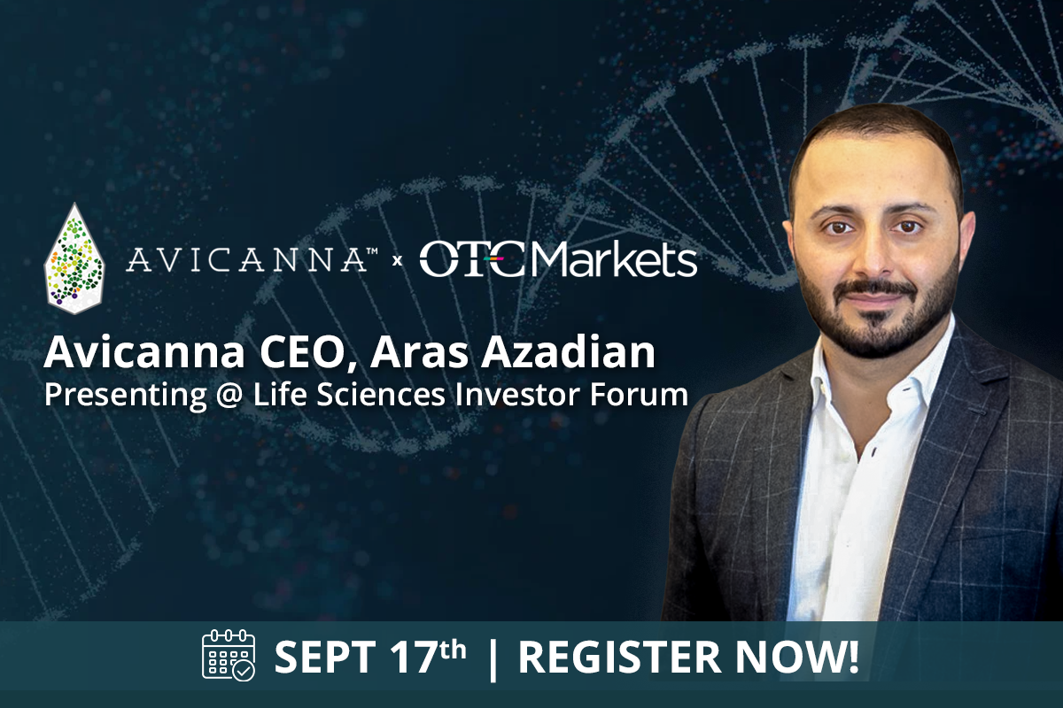 Avicanna Participates in Virtual Conference OTC Markets Press Release Sept 26