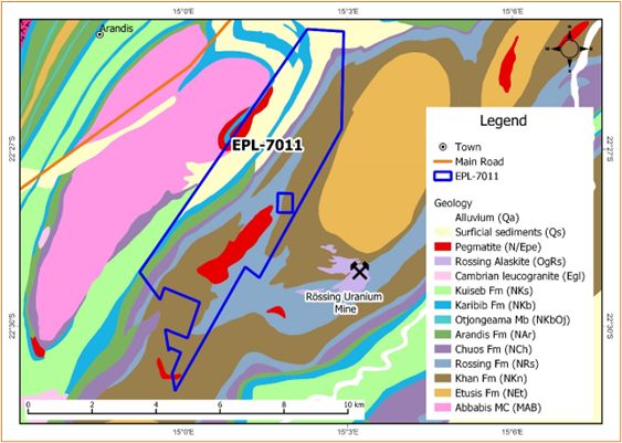 Geology of EPL-7011.