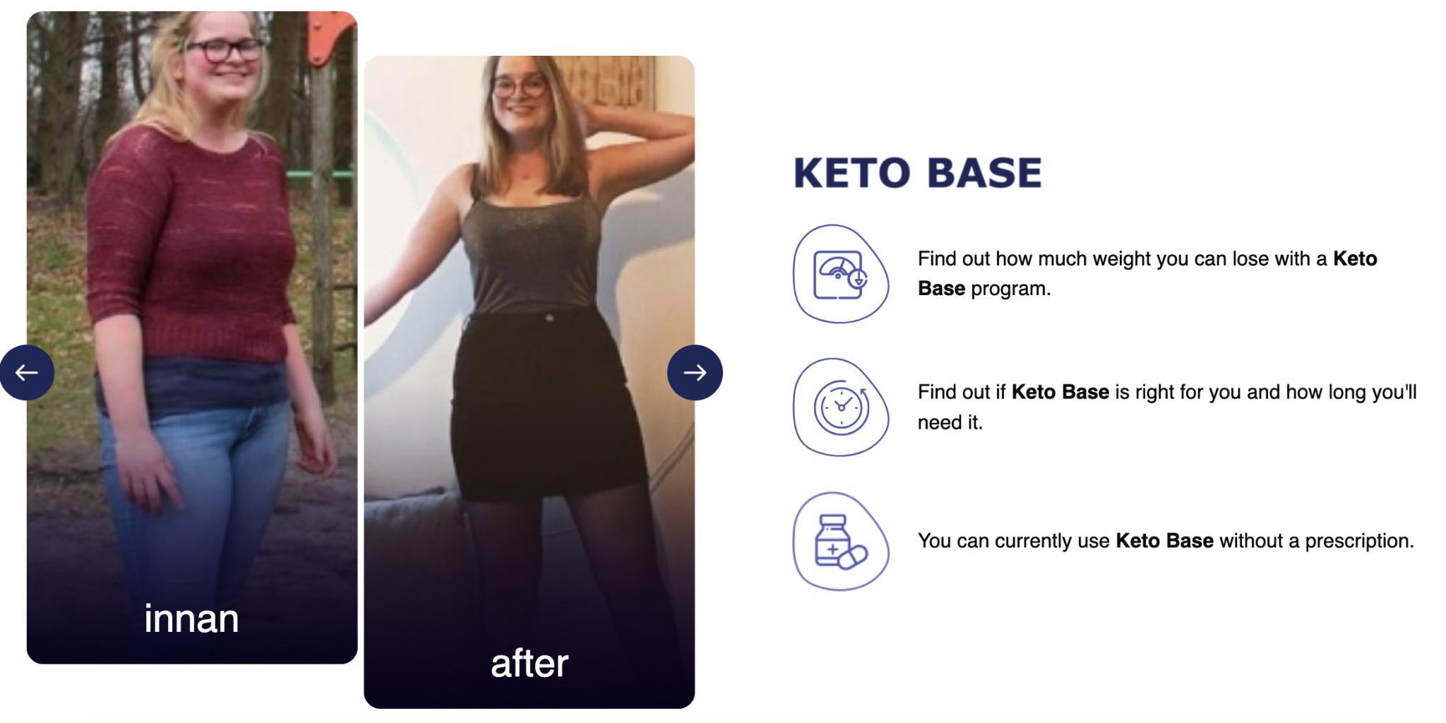 Keto Base before after 