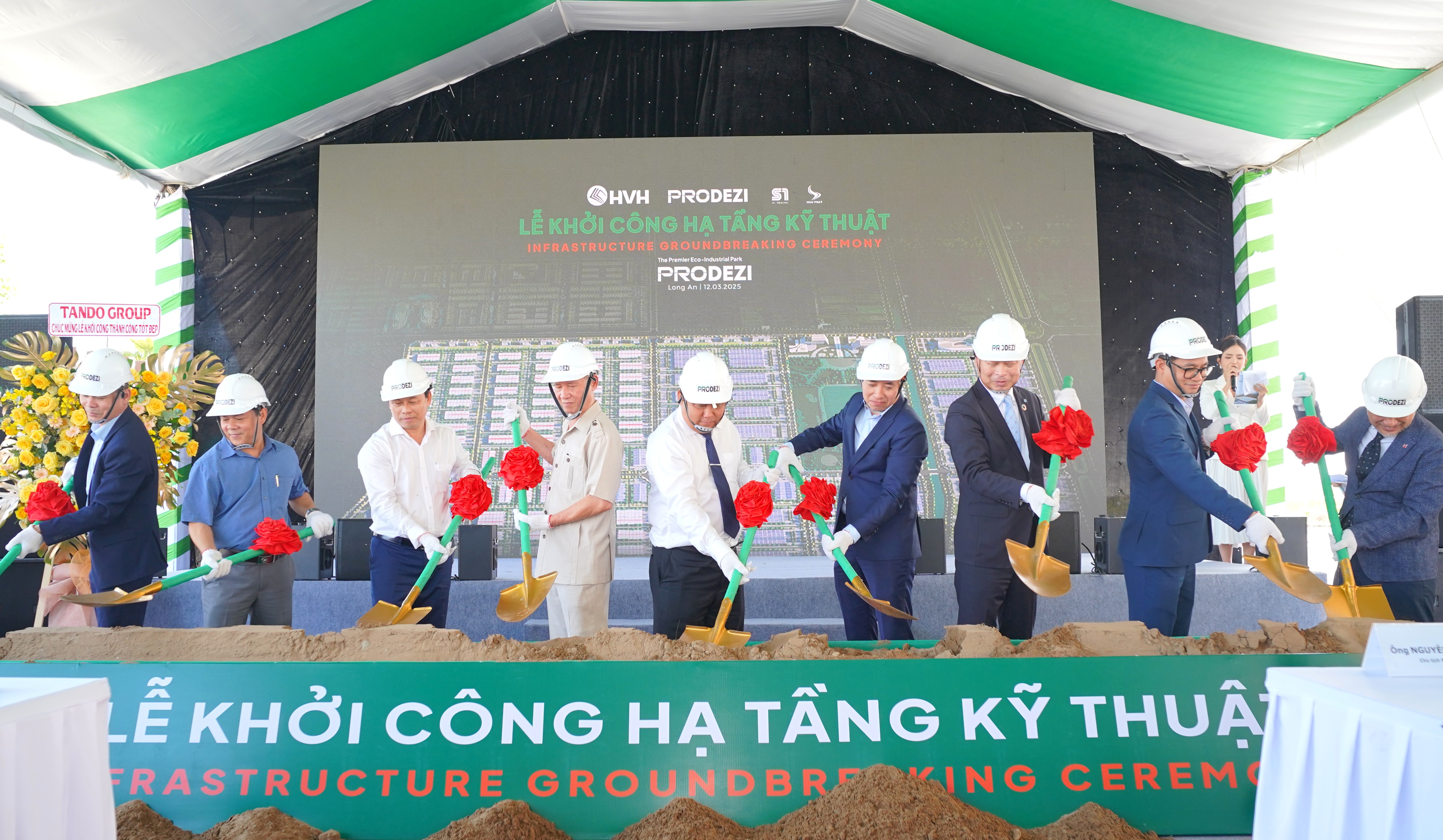 Prodezi kicks off construction of first eco-industrial park in Long An (1)